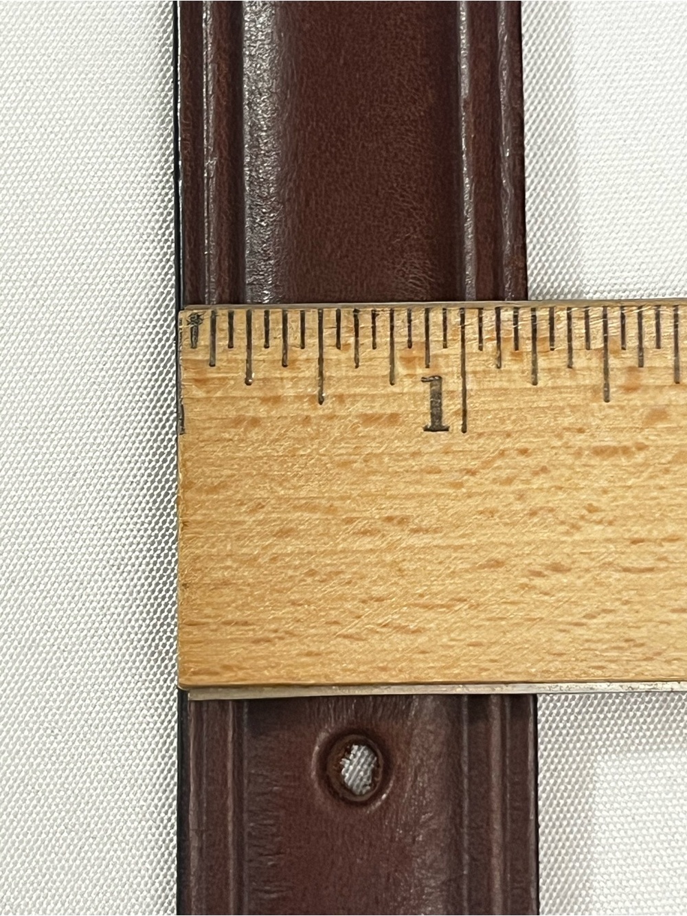 Dennis Knight Bridle Leather Belt 38 Brown (Read) - Picture 8 of 11